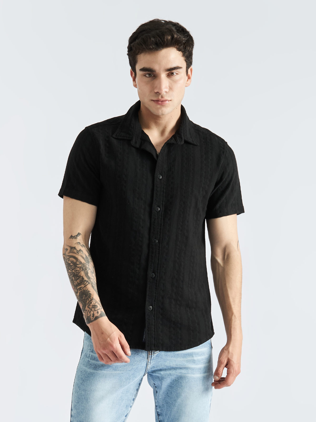 CAMISA MANGA CORTA HOMBRE PARADA 111 ELVIS - 1