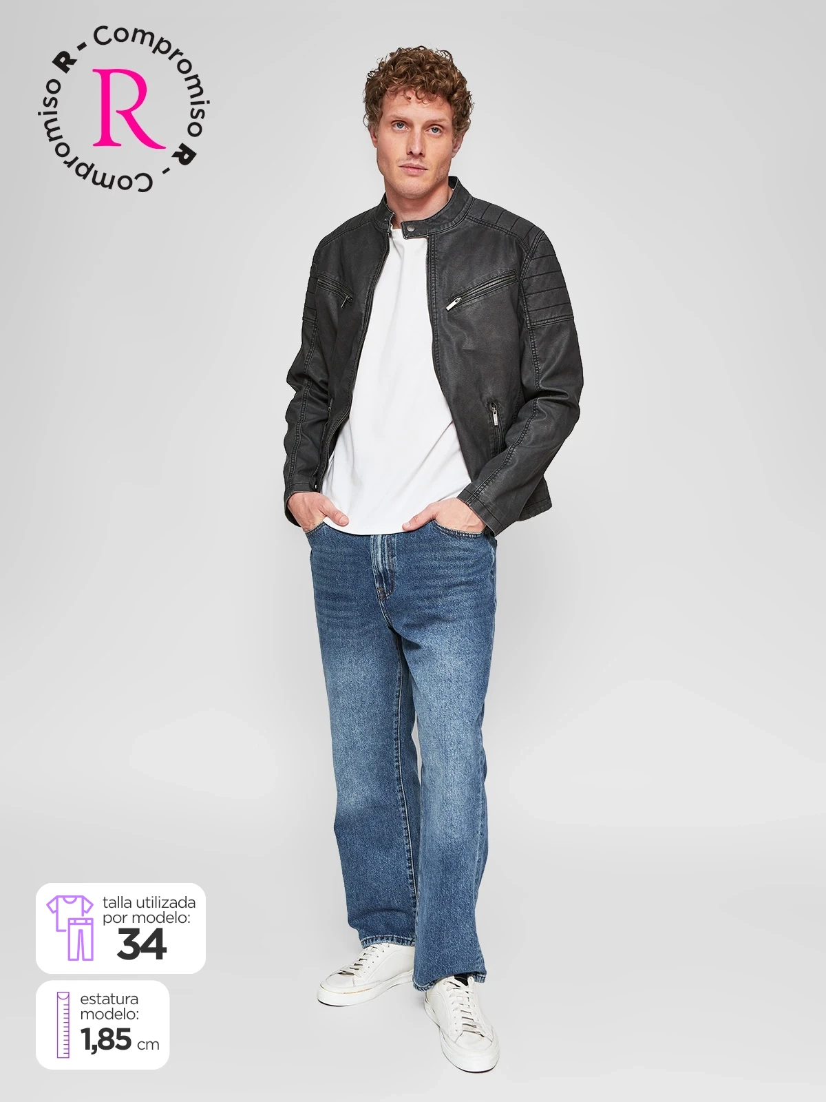 JEANS ALGODÓN HOMBRE BARBADOS ANCHO - 1