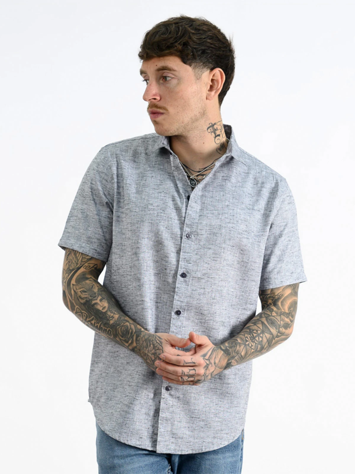 CAMISA MANGA CORTA HOMBRE BLACKOUT - 1