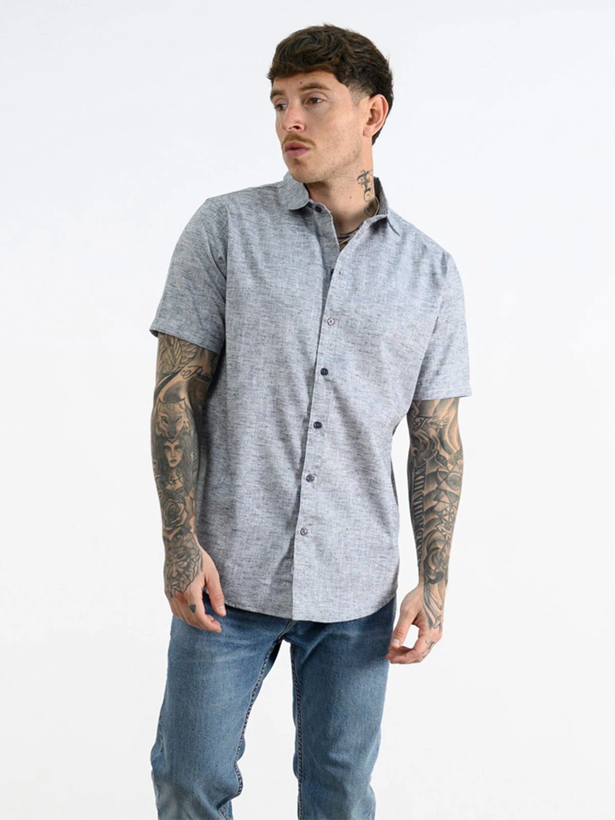 CAMISA MANGA CORTA HOMBRE BLACKOUT - 3