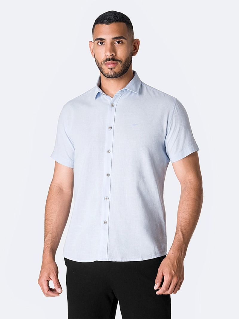 CAMISA MANGA CORTA LINO HOMBRE PIONIER RAIHDEN - 1