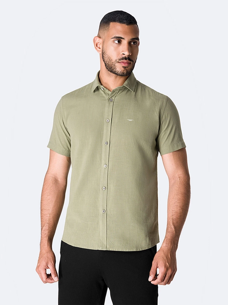 CAMISA MANGA CORTA LINO HOMBRE PIONIER RAIHDEN - 1