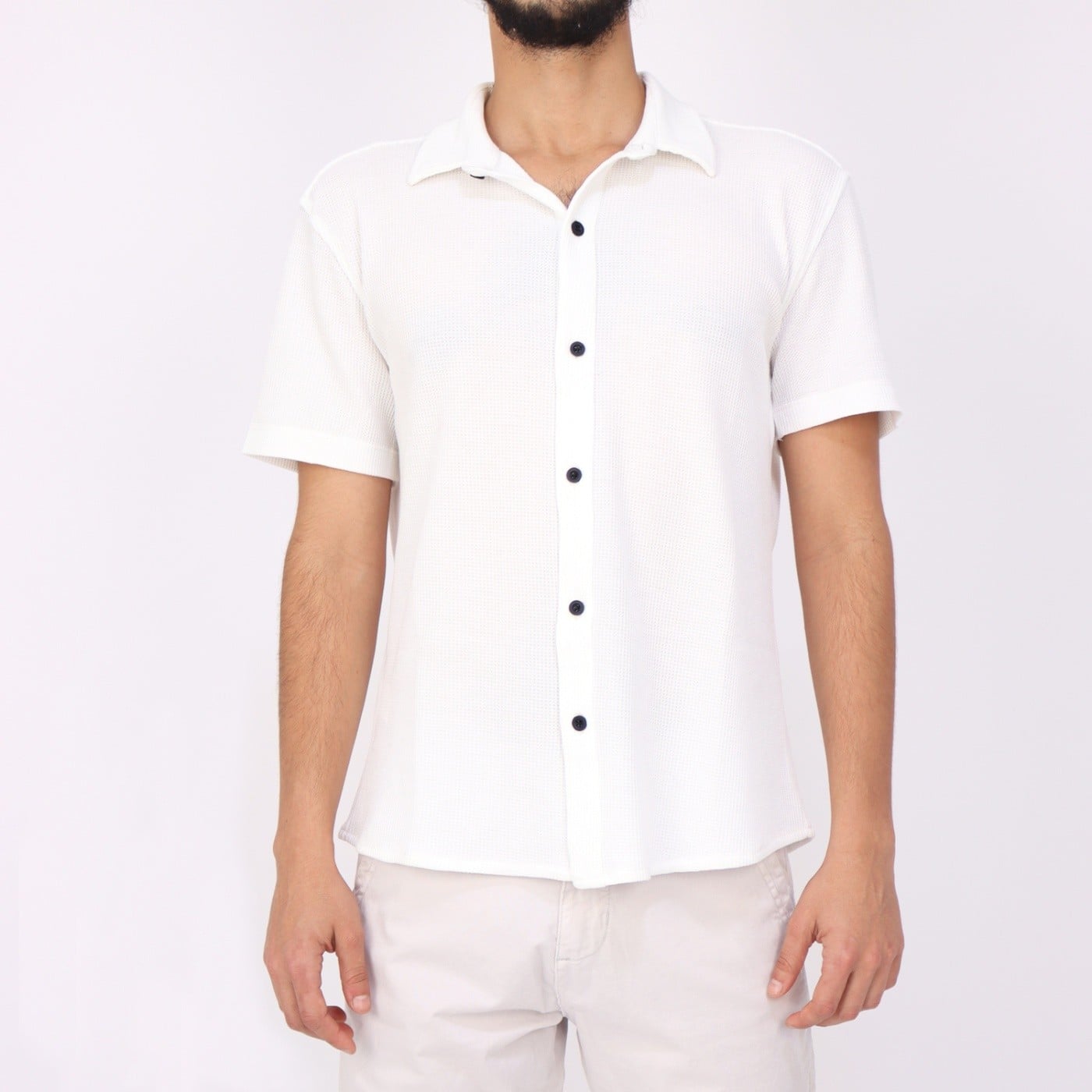 CAMISA MANGA CORTA ALGODÓN HOMBRE KAYRA MAN - 1
