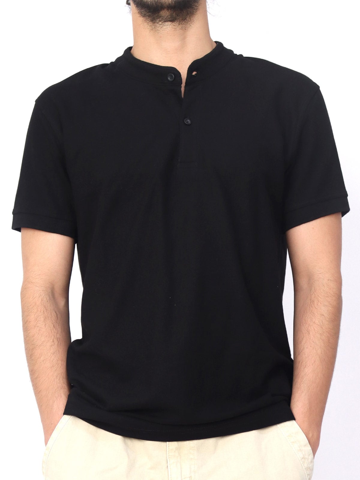 POLO MANGA CORTA ALGODÓN HOMBRE KAYRA MAN NERU - 1