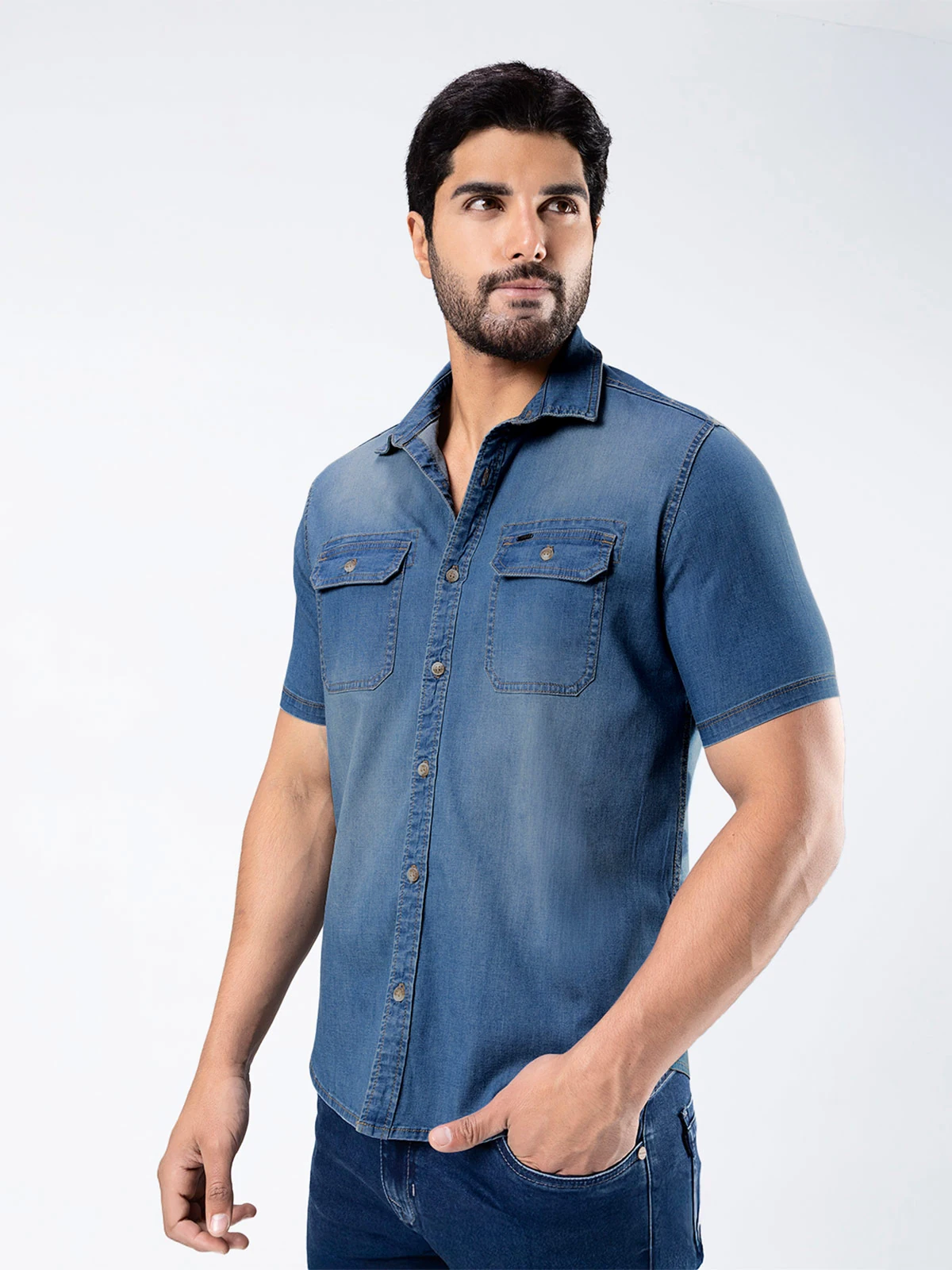 CAMISA MANGA CORTA HOMBRE KANSAS O6 FARID - 3