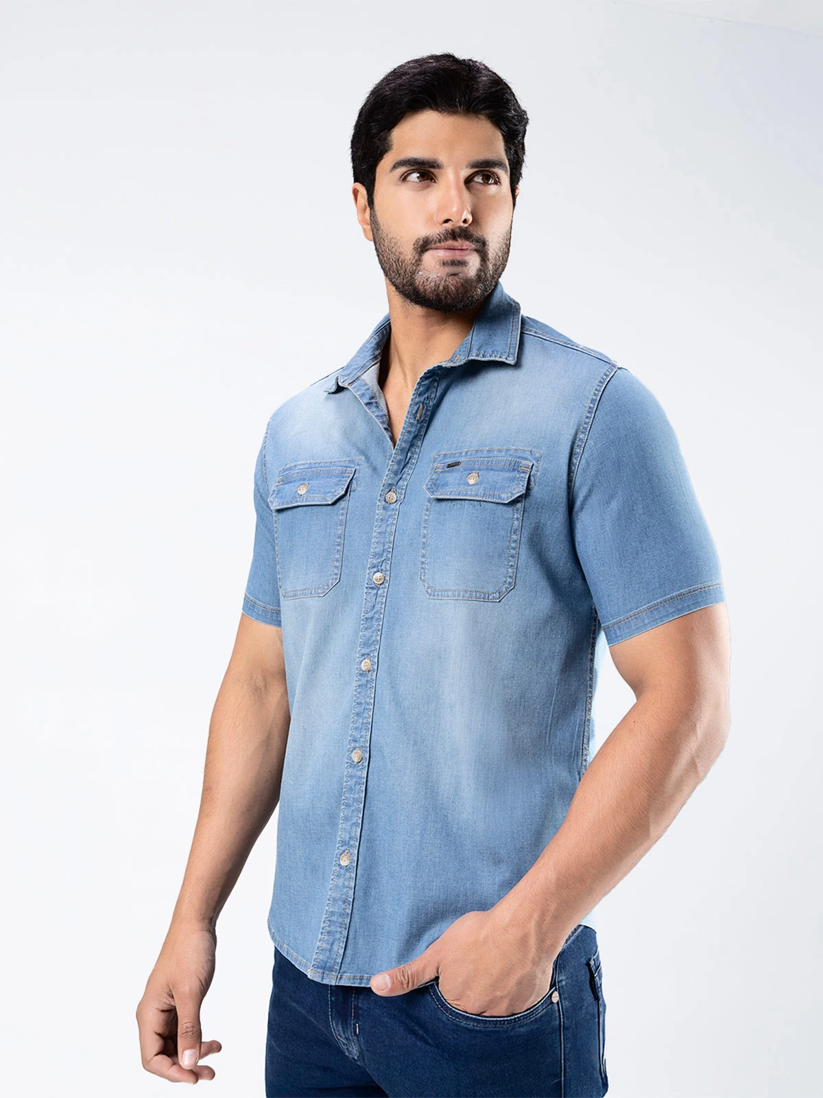CAMISA MANGA CORTA HOMBRE KANSAS O6 FARID - 3