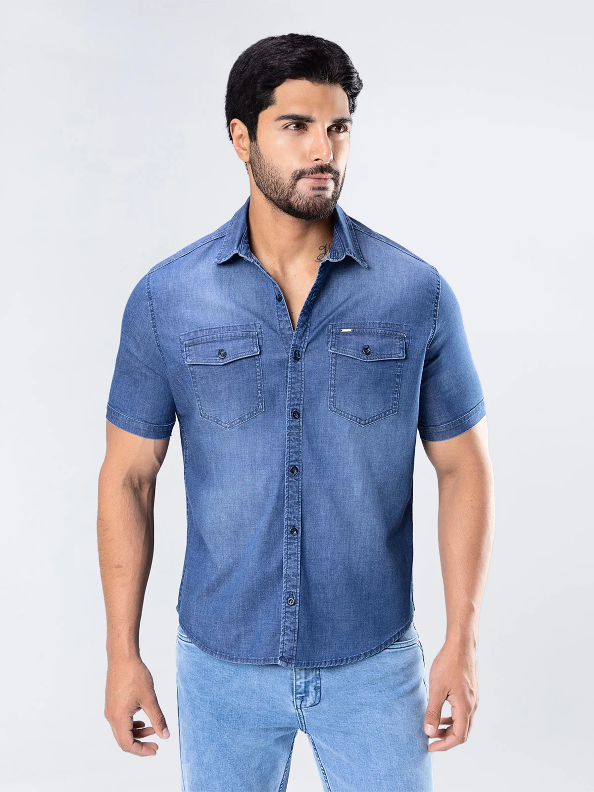 CAMISA MANGA CORTA HOMBRE KANSAS O6 GAEL - 1