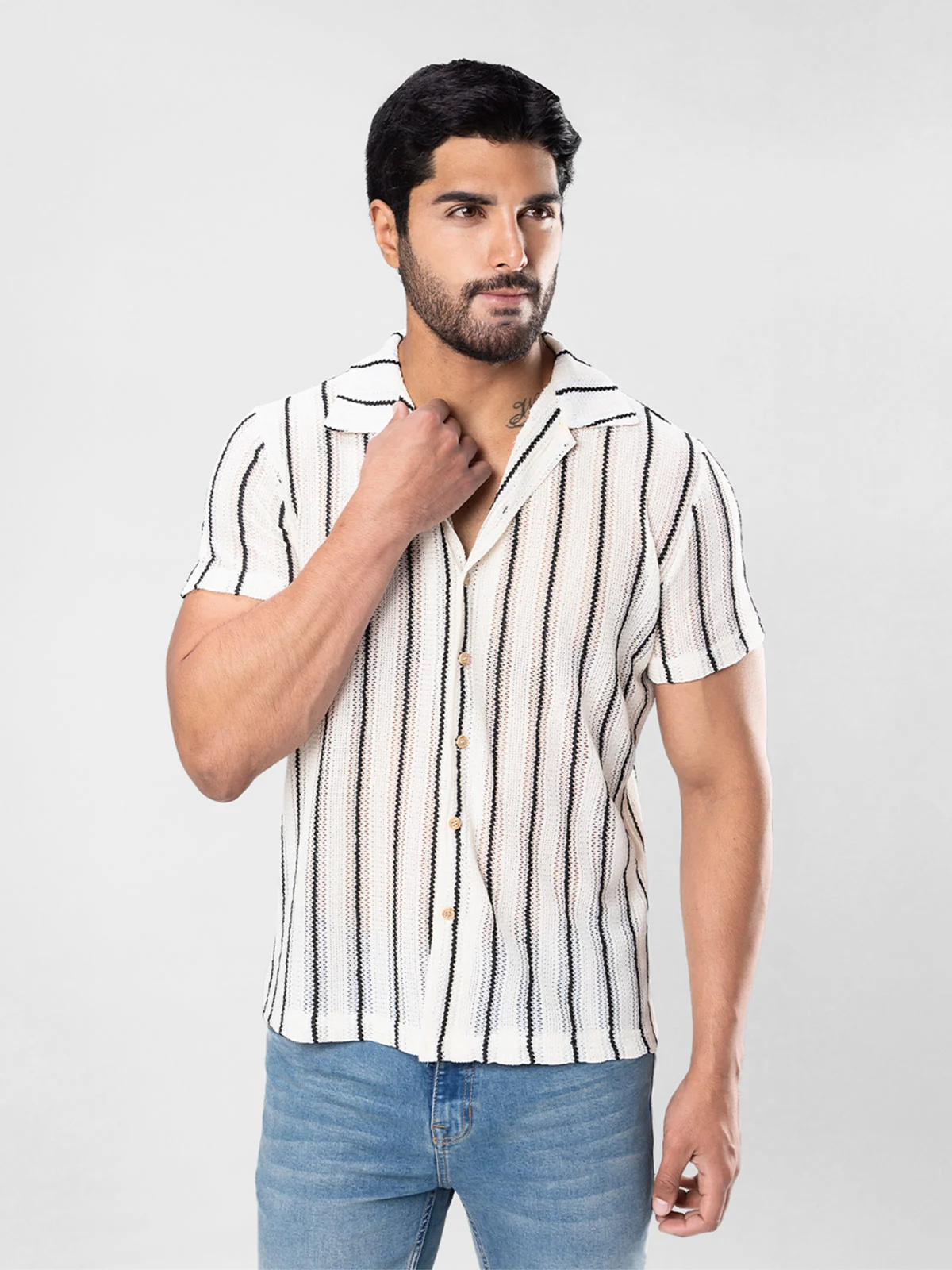 CAMISA MANGA CORTA HOMBRE KANSAS O6 160170 - 1