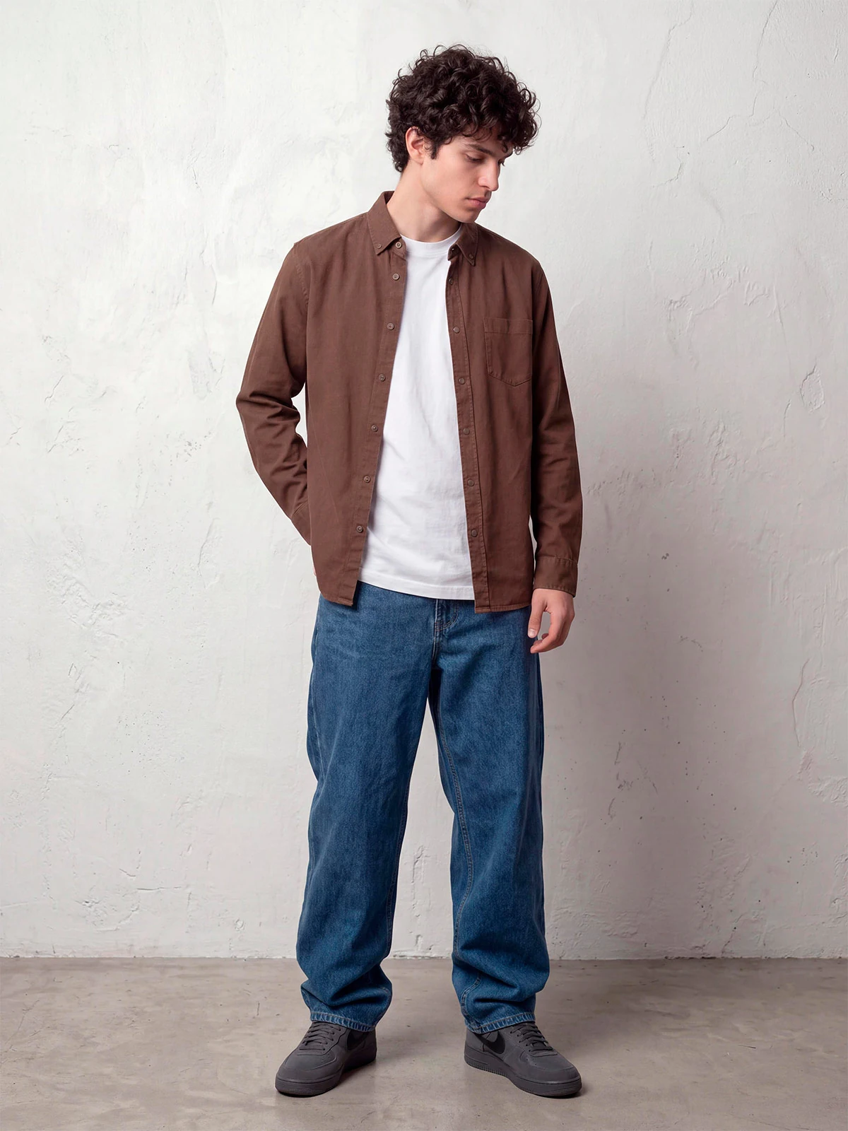 CAMISA MANGA LARGA ALGODÓN HOMBRE INDEX ANCHI - 3