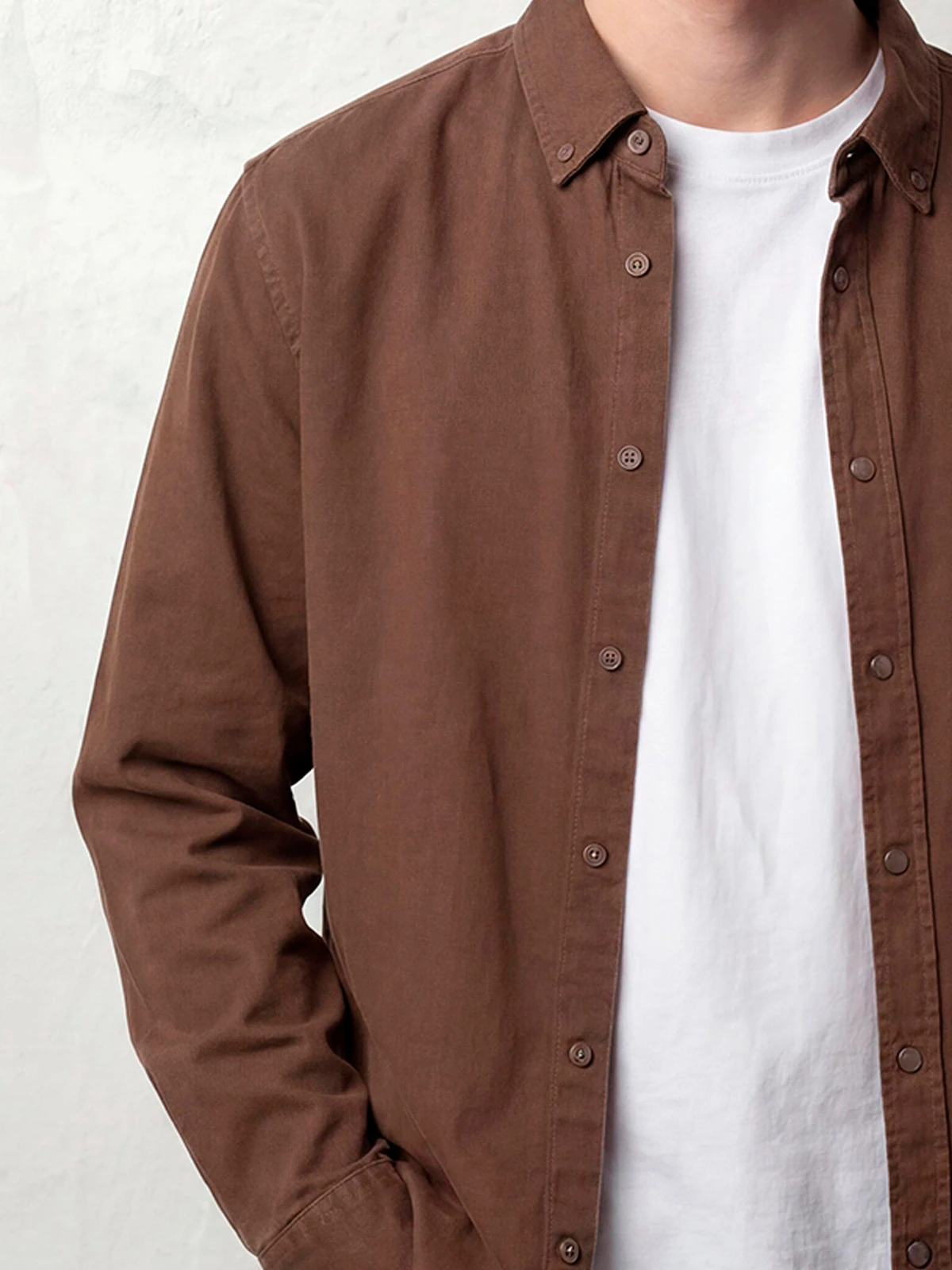 CAMISA MANGA LARGA ALGODÓN HOMBRE INDEX ANCHI - 4