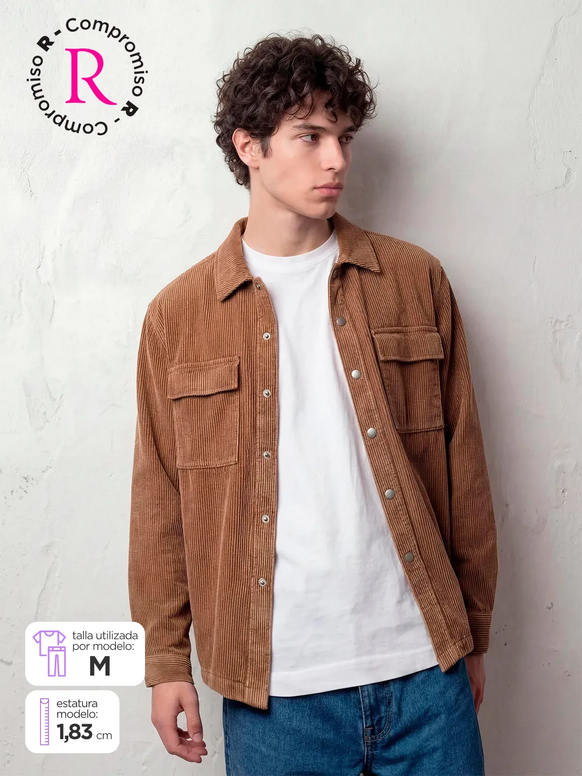 CAMISA MANGA LARGA ALGODÓN HOMBRE INDEX ANTON - 1