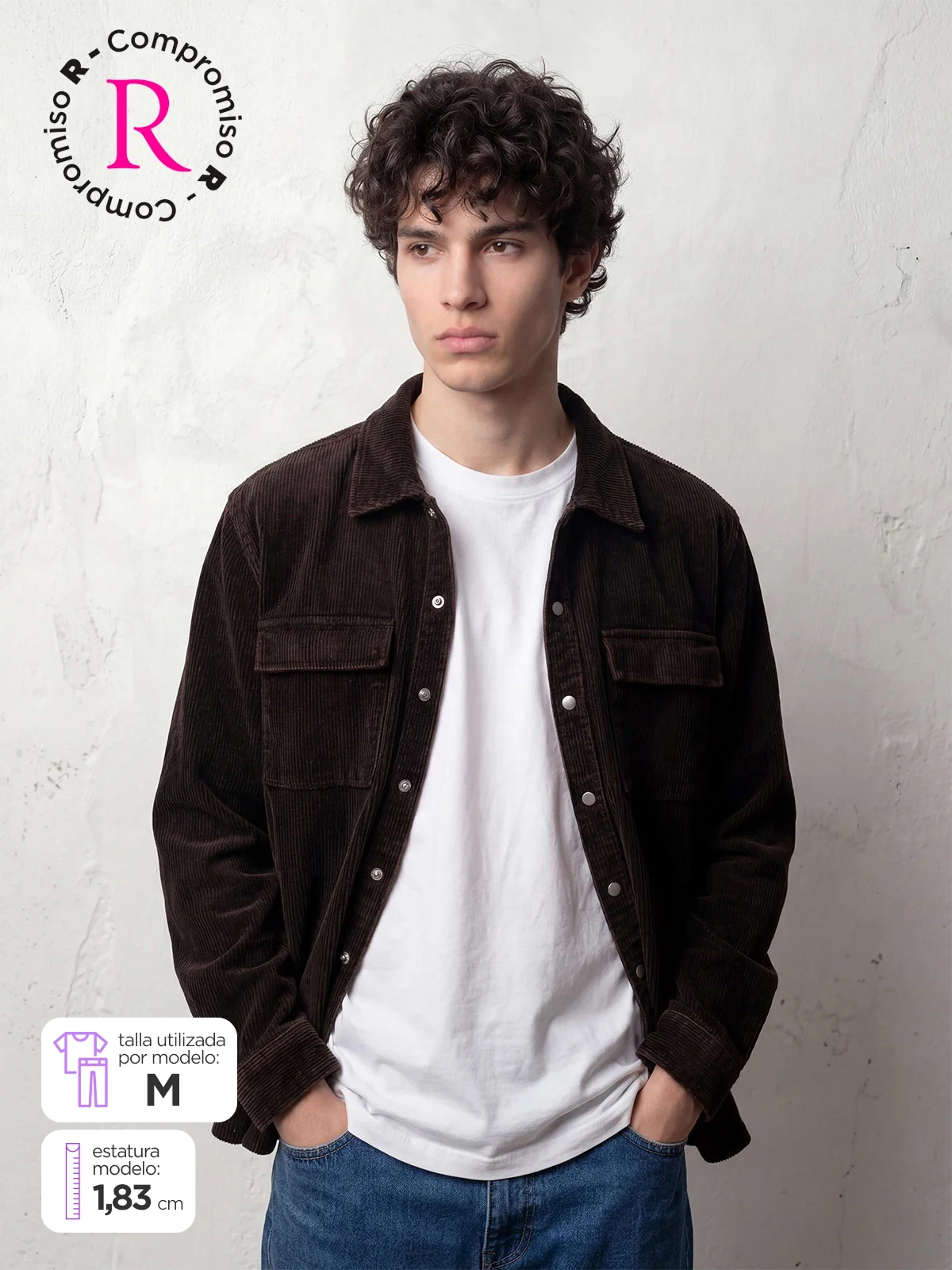 CAMISA MANGA LARGA ALGODÓN HOMBRE INDEX ANTON - 1