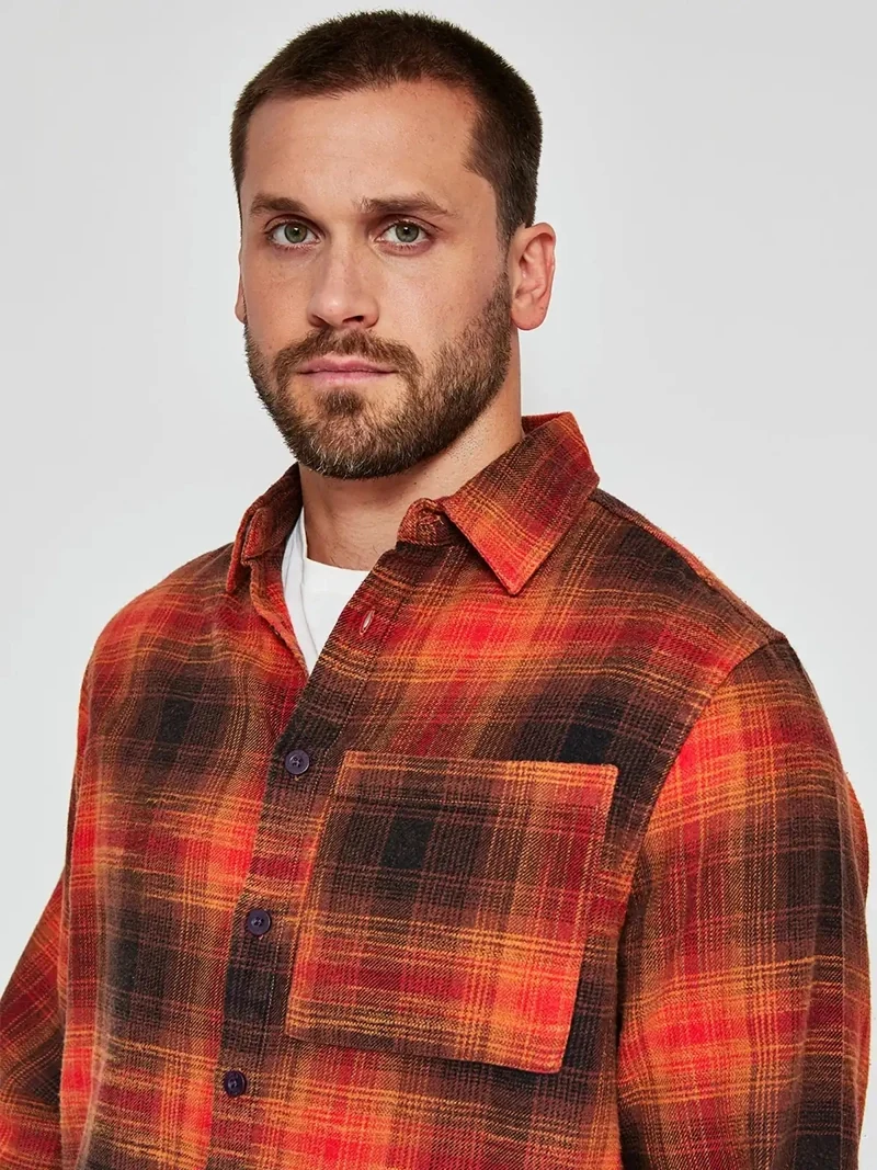 CAMISA MANGA LARGA ALGODÓN HOMBRE INDEX ATESA - 3