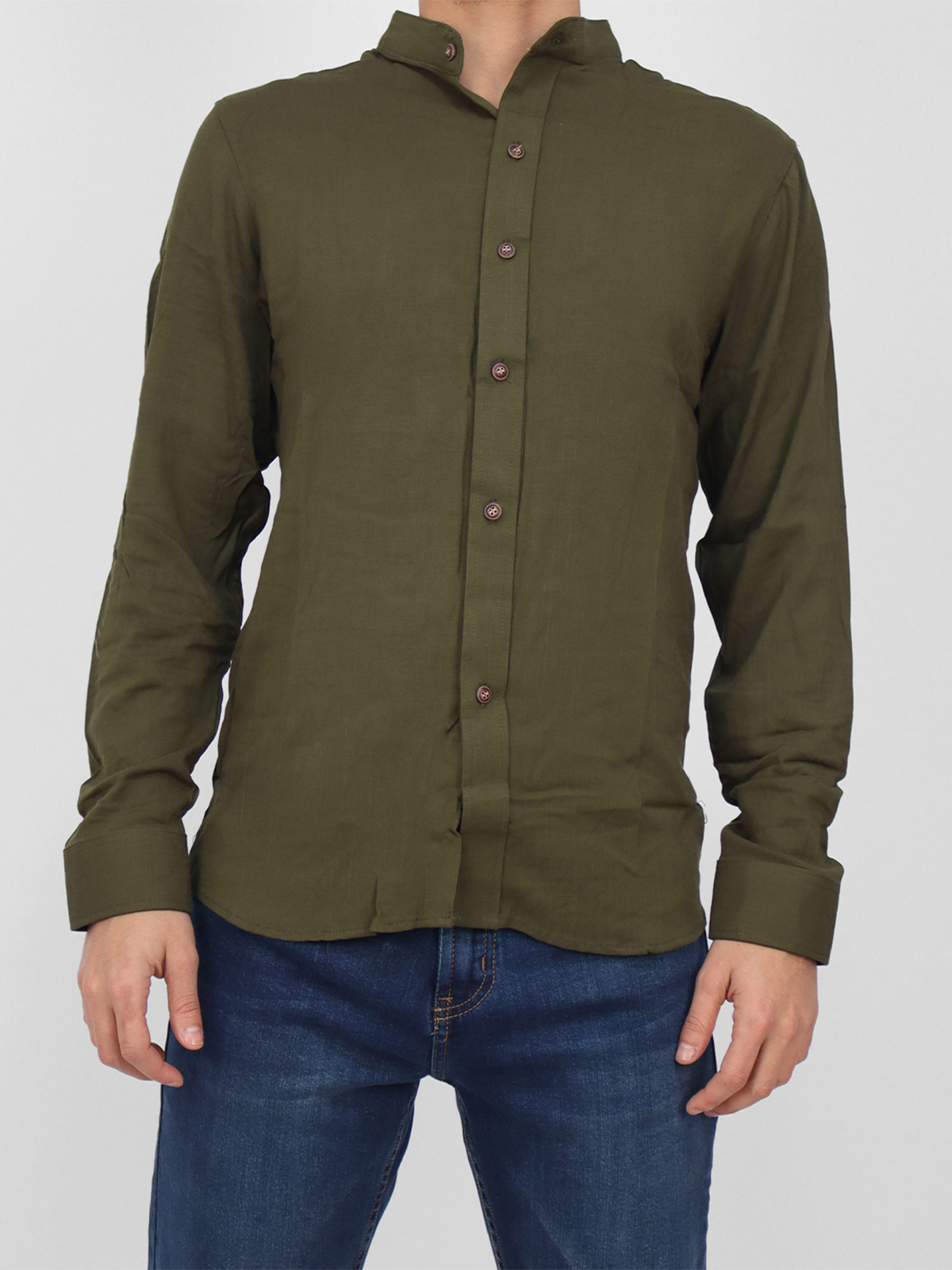 CAMISA MANGA CORTA LINO HOMBRE KAYRA MAN - 1