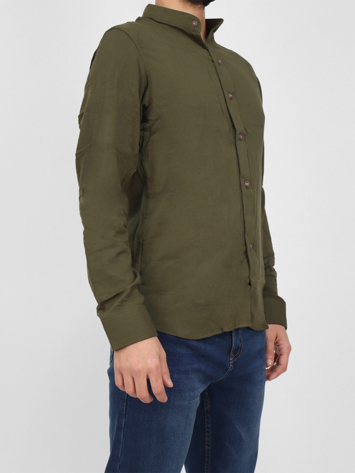 CAMISA MANGA CORTA LINO HOMBRE KAYRA MAN - 3