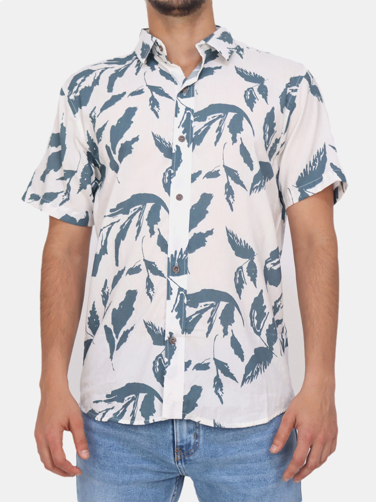 CAMISA MANGA CORTA HOMBRE KAYRA MAN ESTAMP - 1