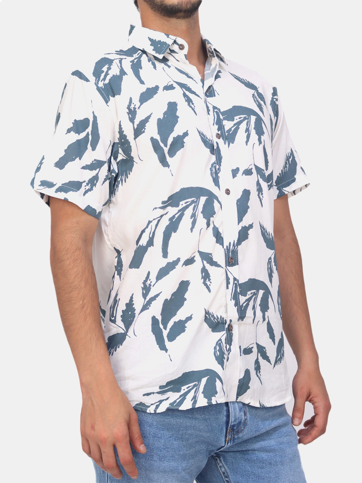 CAMISA MANGA CORTA HOMBRE KAYRA MAN ESTAMP - 3