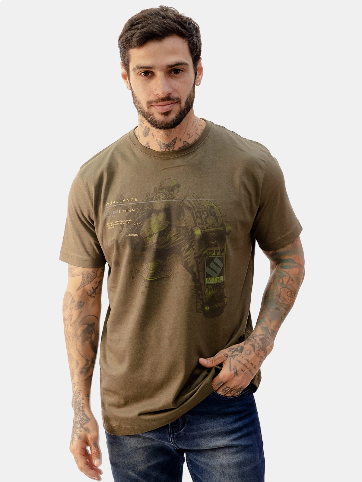 POLO MANGA CORTA ALGODÓN HOMBRE WOALLANCE - 1