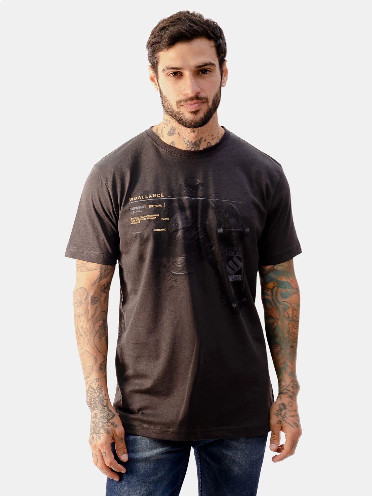 POLO MANGA CORTA ALGODÓN HOMBRE WOALLANCE - 1