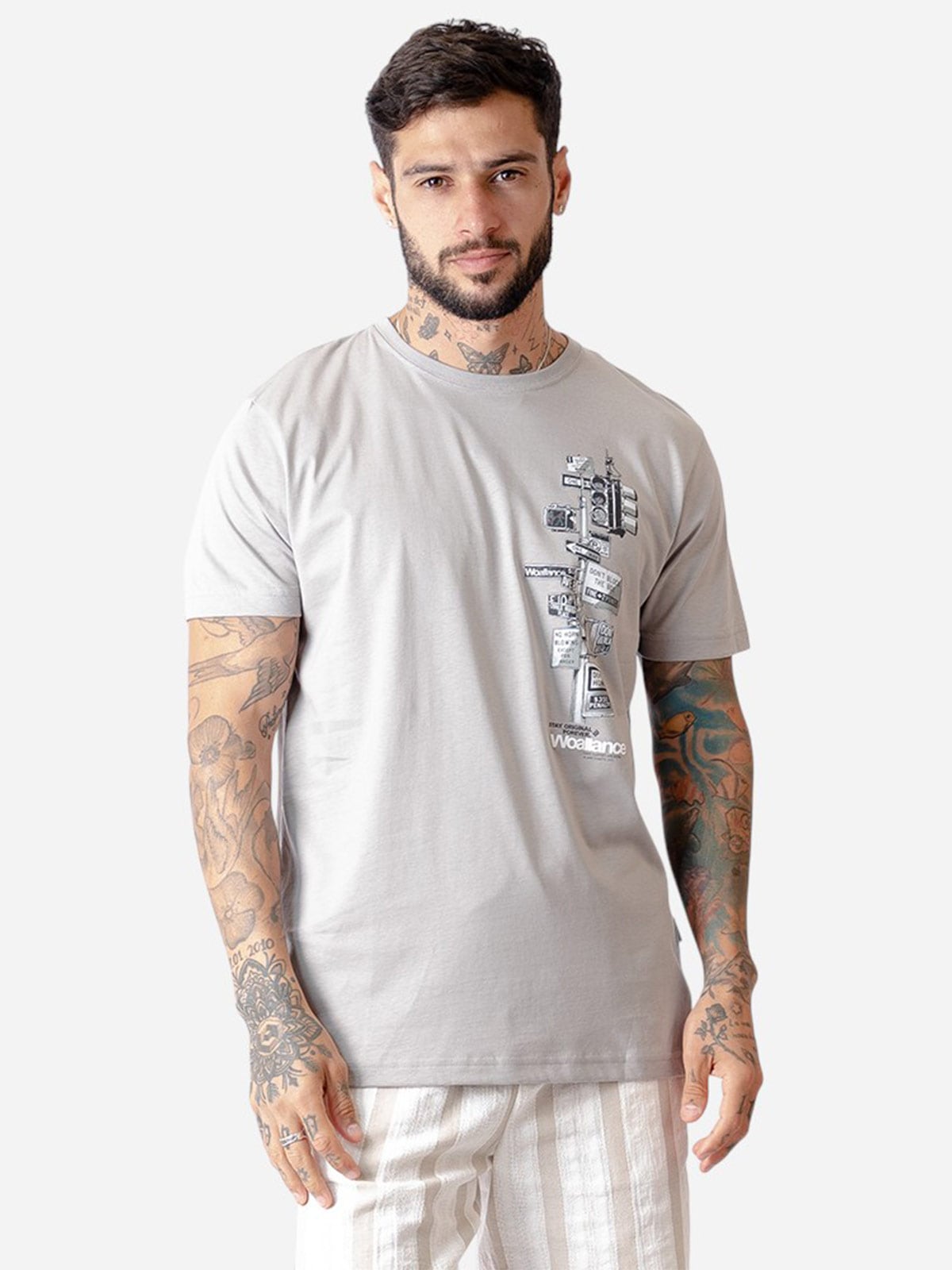 POLO MANGA CORTA ALGODÓN HOMBRE WOALLANCE - 1