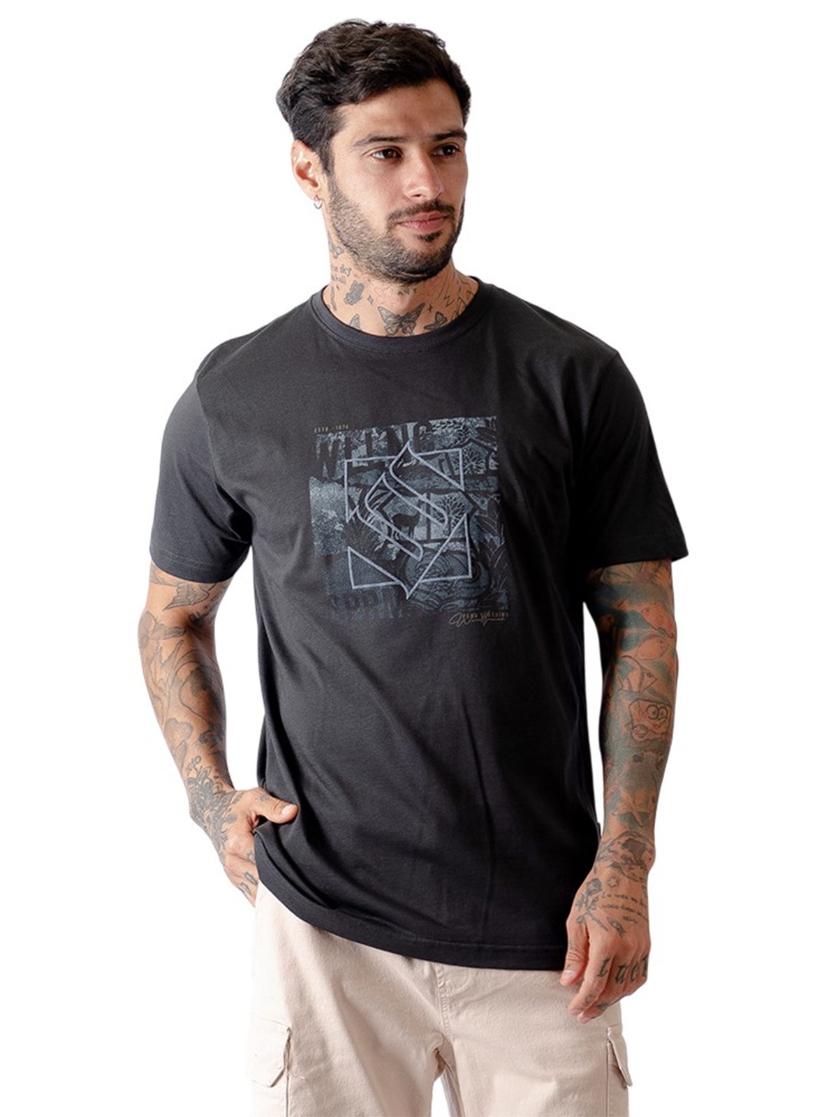 POLO MANGA CORTA ALGODÓN HOMBRE WOALLANCE - 1