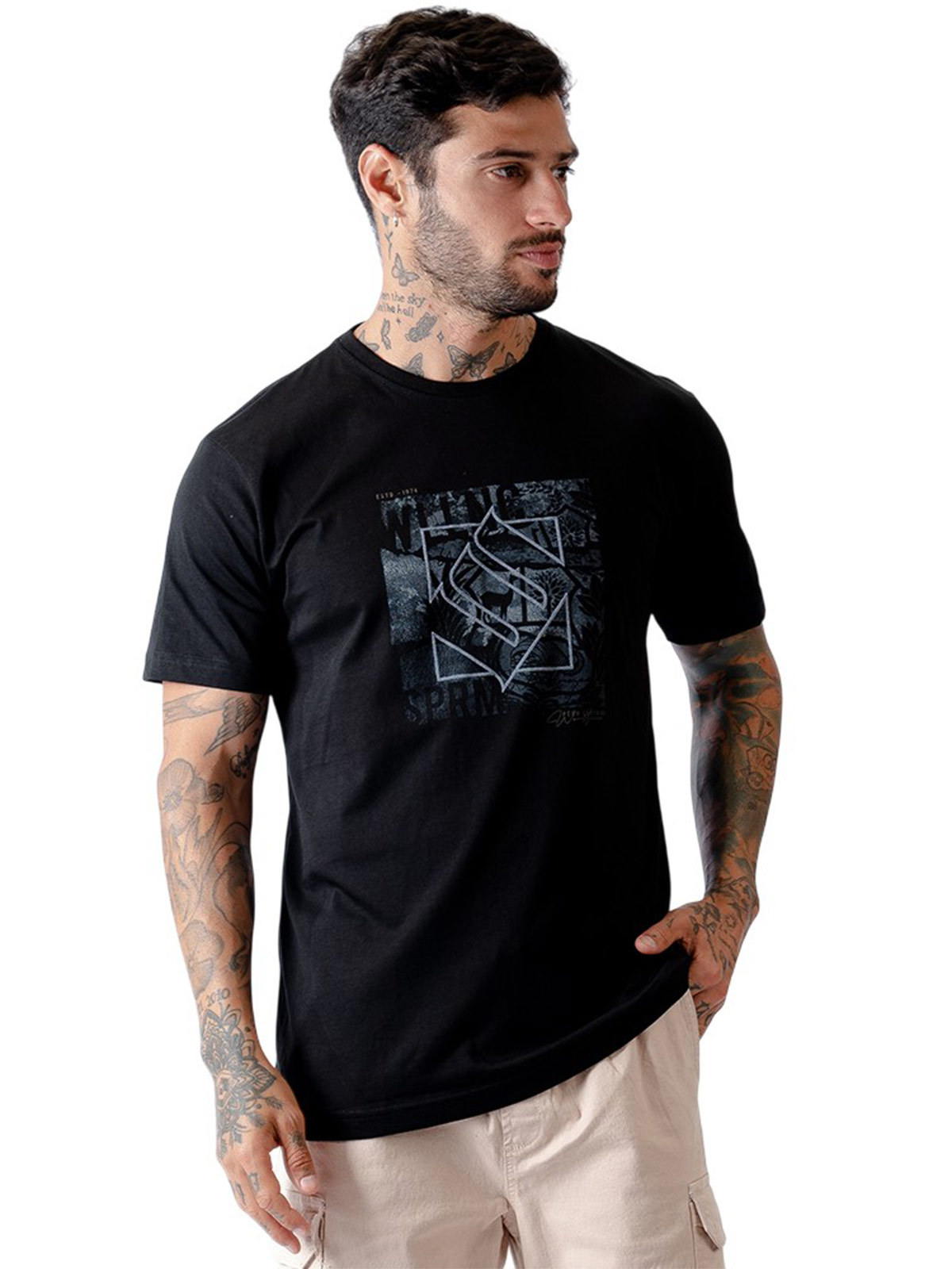 POLO MANGA CORTA ALGODÓN HOMBRE WOALLANCE - 1