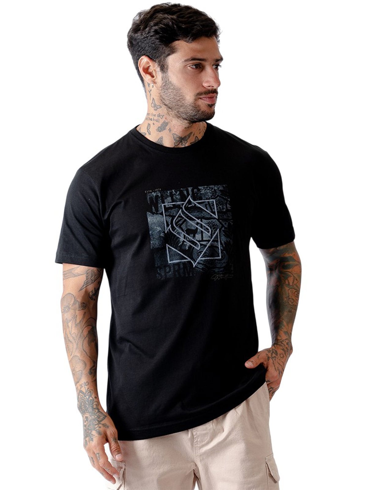 POLO MANGA CORTA ALGODÓN HOMBRE WOALLANCE - 1