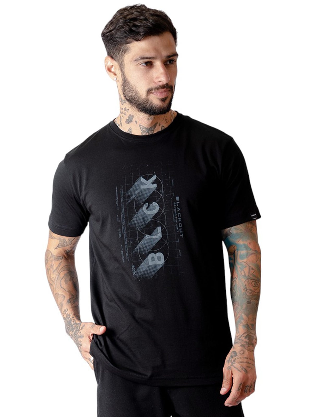 POLO MANGA CORTA ALGODÓN HOMBRE BLACKOUT - 1