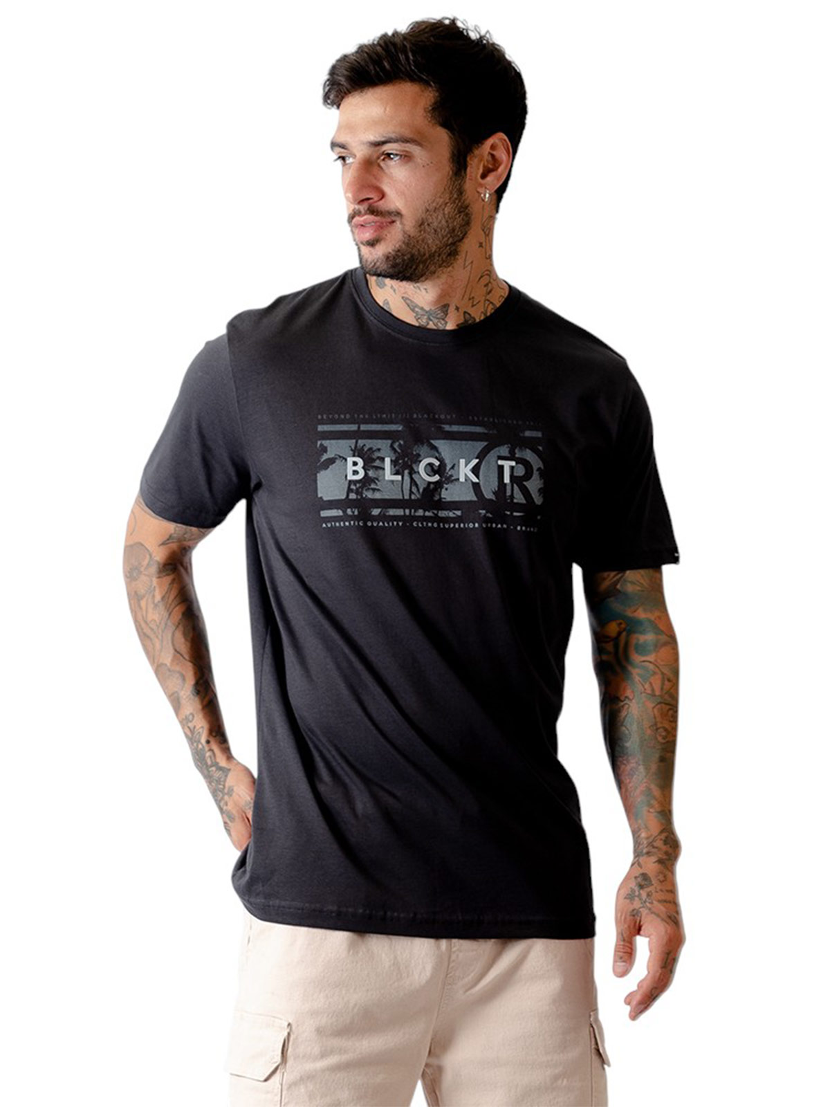 POLO MANGA CORTA ALGODÓN HOMBRE BLACKOUT - 1