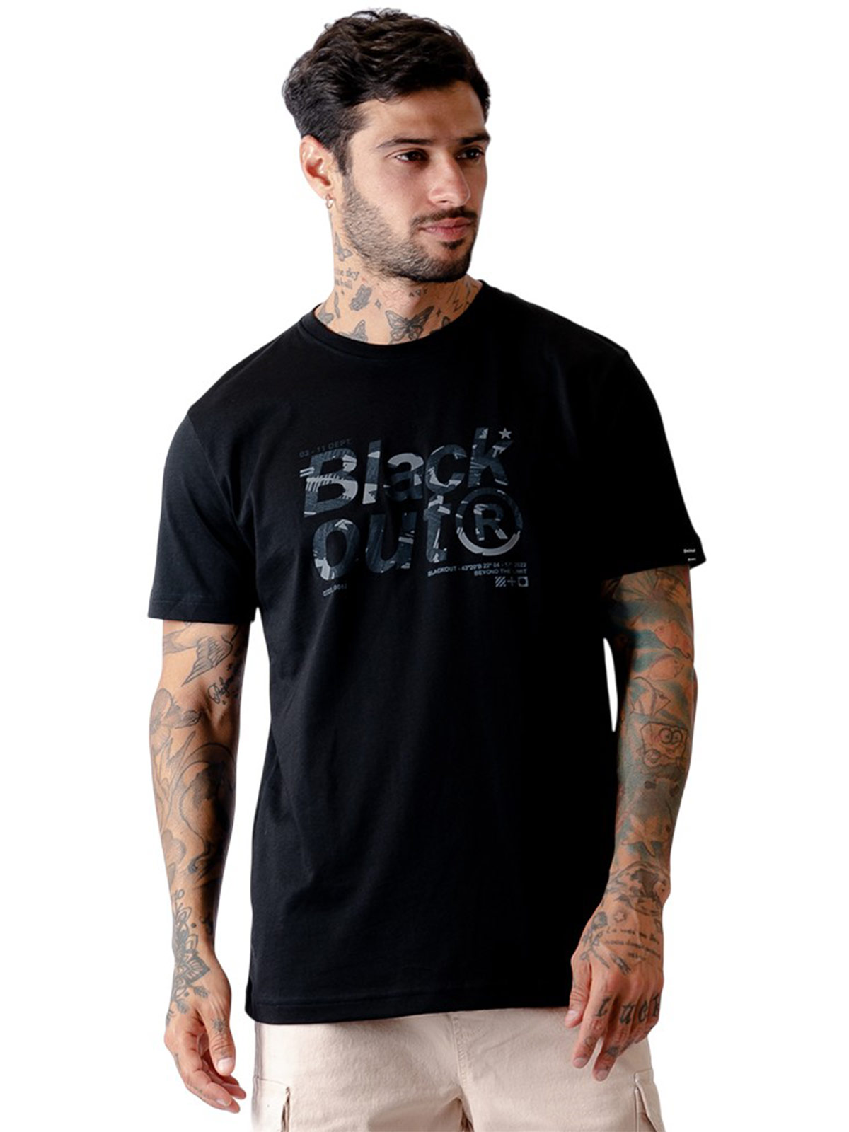 POLO MANGA CORTA ALGODÓN HOMBRE BLACKOUT - 3