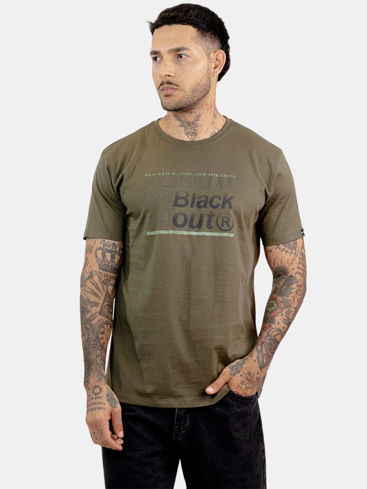POLO MANGA CORTA ALGODÓN HOMBRE BLACKOUT - 1