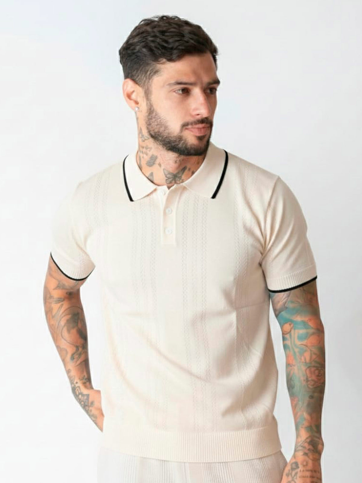 POLO MANGA CORTA ALGODÓN HOMBRE WOALLANCE - 1