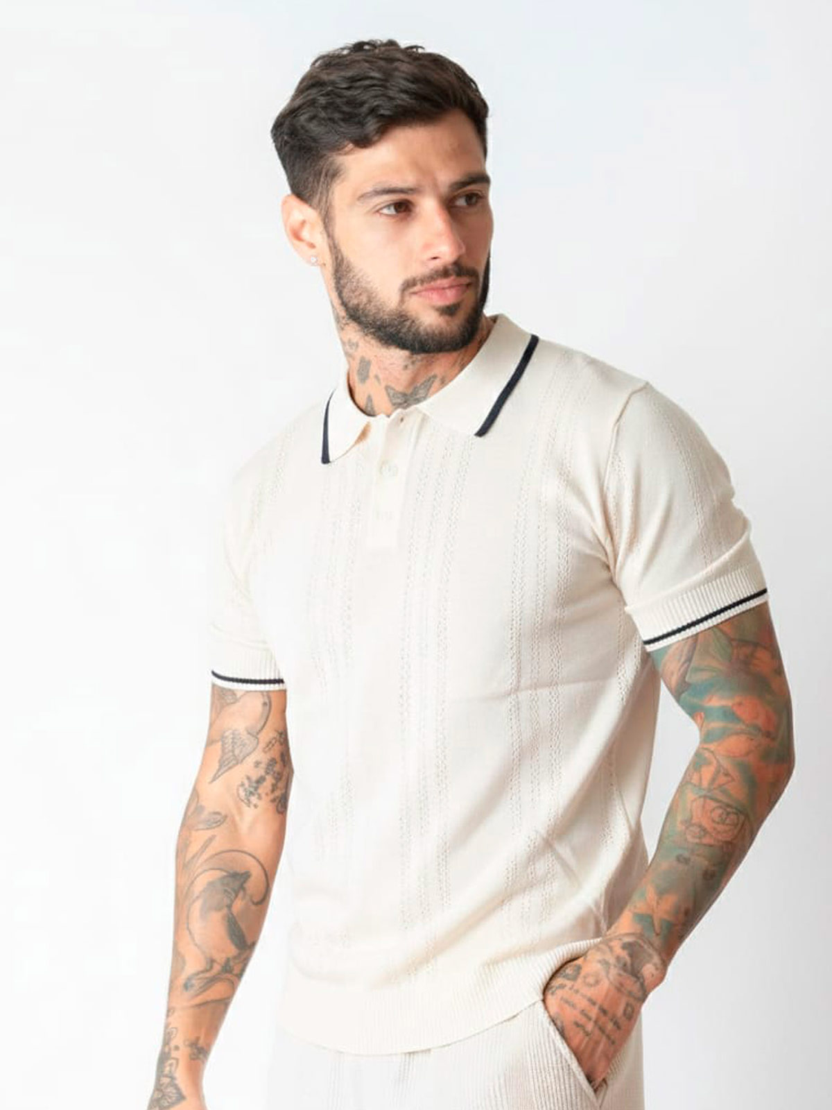 POLO MANGA CORTA ALGODÓN HOMBRE WOALLANCE - 2