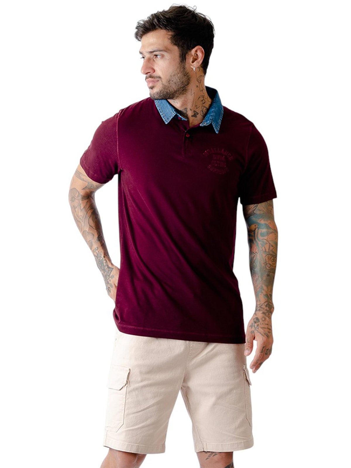 POLO MANGA CORTA ALGODÓN HOMBRE WOALLANCE - 3