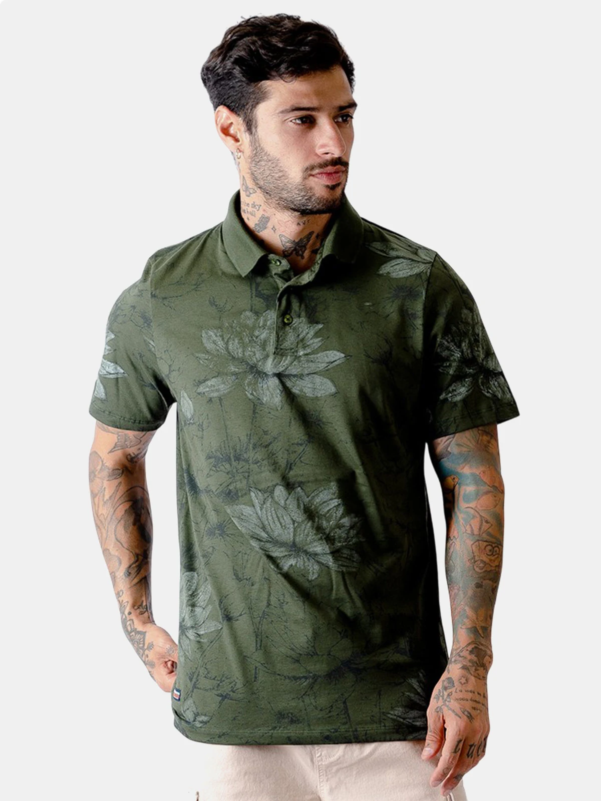 POLO MANGA CORTA ALGODÓN HOMBRE WOALLANCE - 1