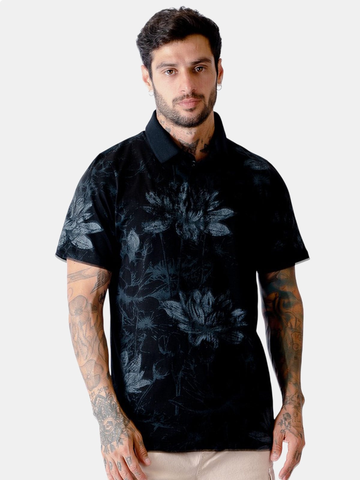 POLO MANGA CORTA ALGODÓN HOMBRE WOALLANCE - 1