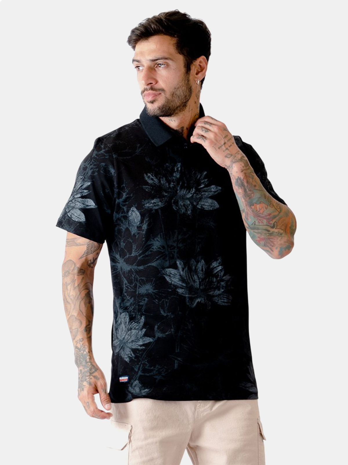 POLO MANGA CORTA ALGODÓN HOMBRE WOALLANCE - 3