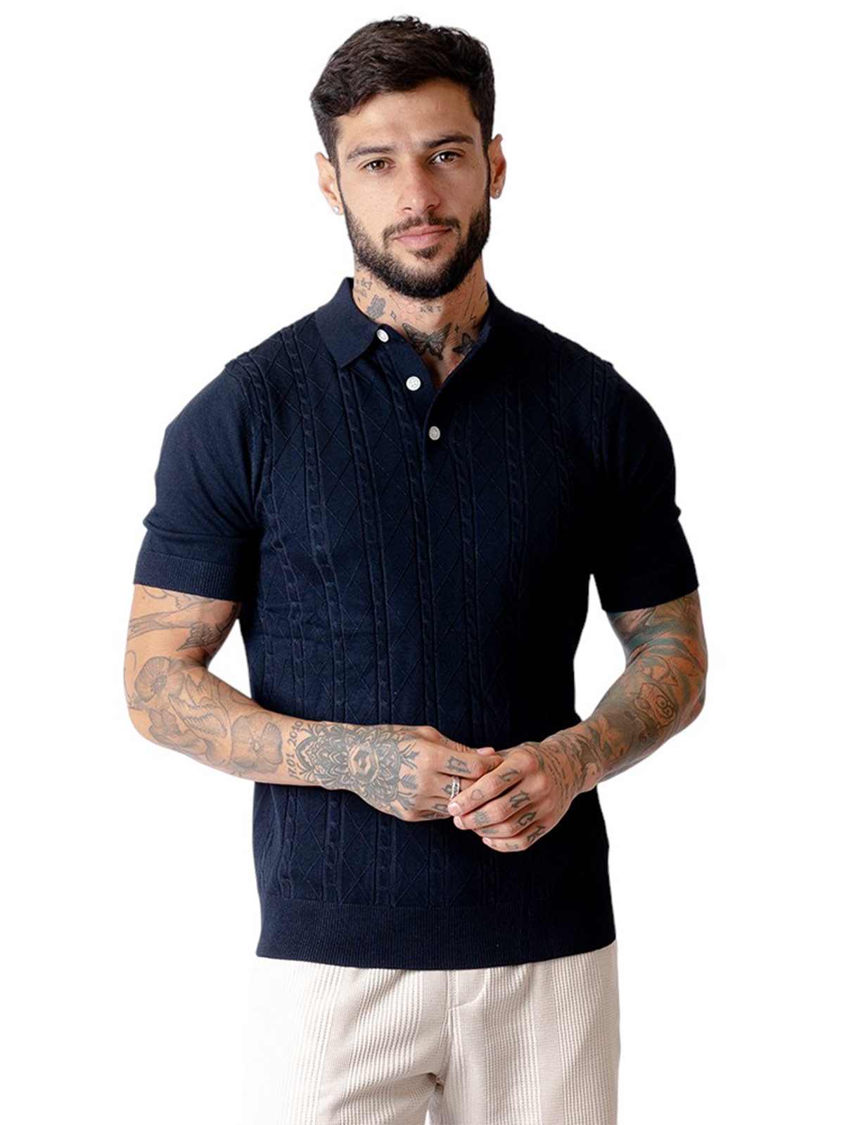 POLO MANGA CORTA HOMBRE WOALLANCE - 1