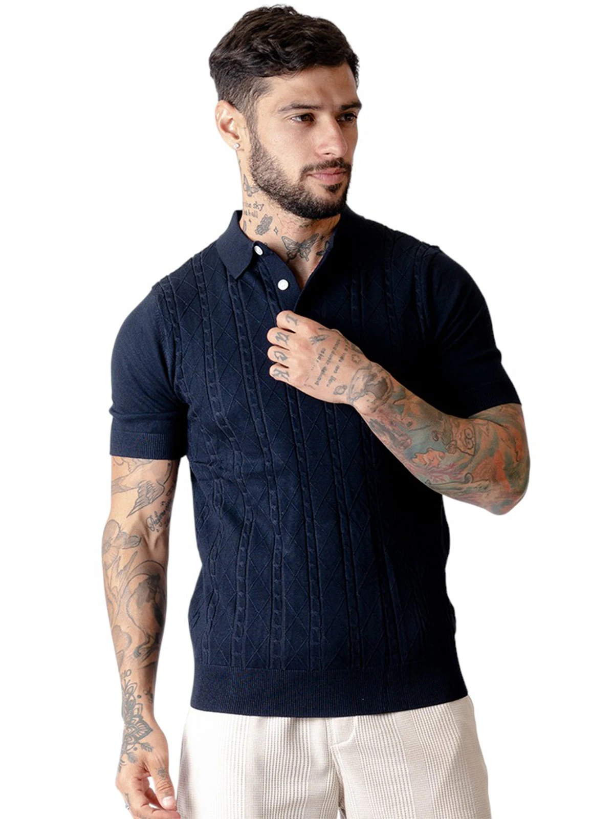 POLO MANGA CORTA HOMBRE WOALLANCE - 3