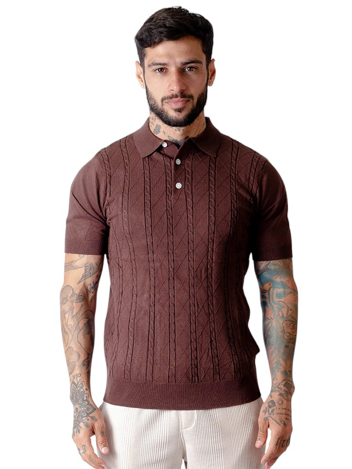 POLO MANGA CORTA HOMBRE WOALLANCE - 1