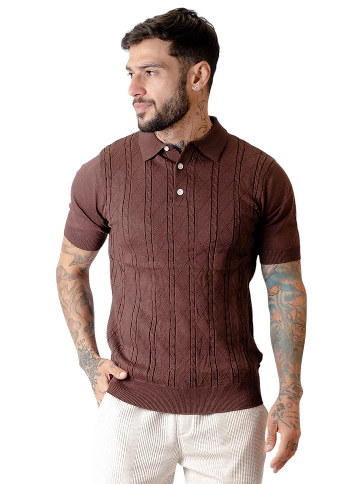 POLO MANGA CORTA HOMBRE WOALLANCE - 3