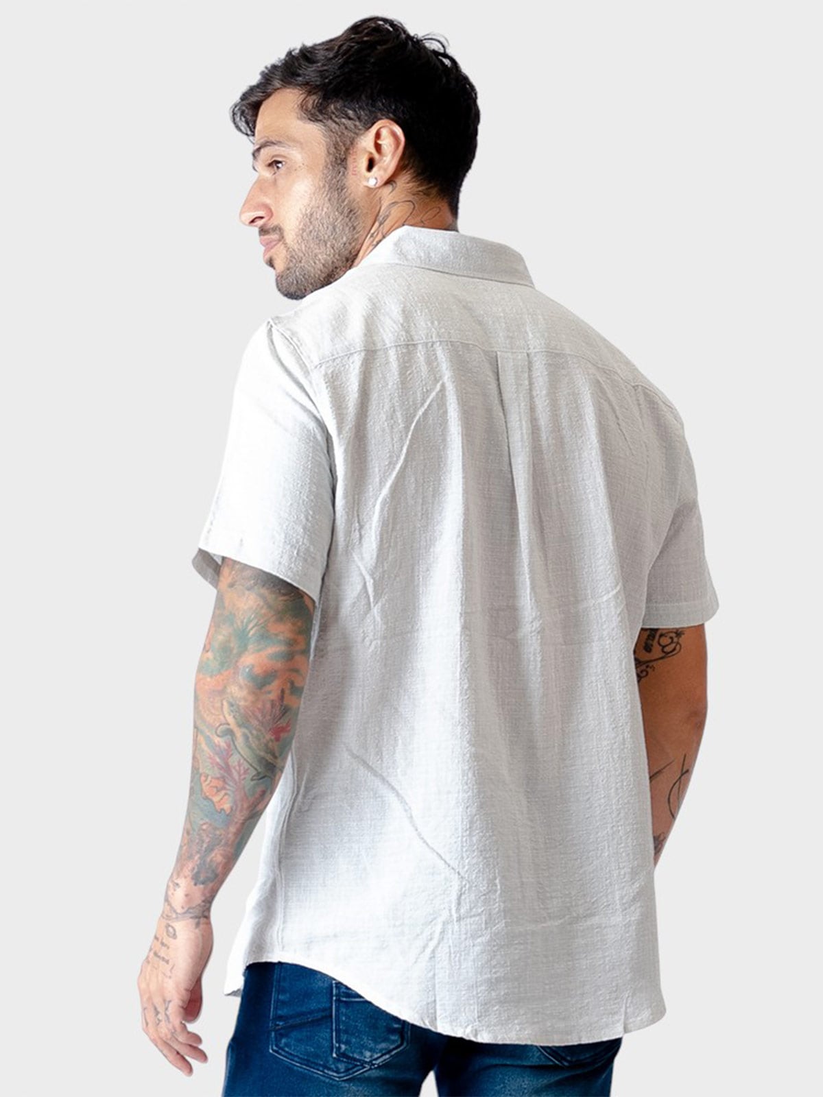 CAMISA MANGA CORTA ALGODÓN HOMBRE WOALLANCE - 2