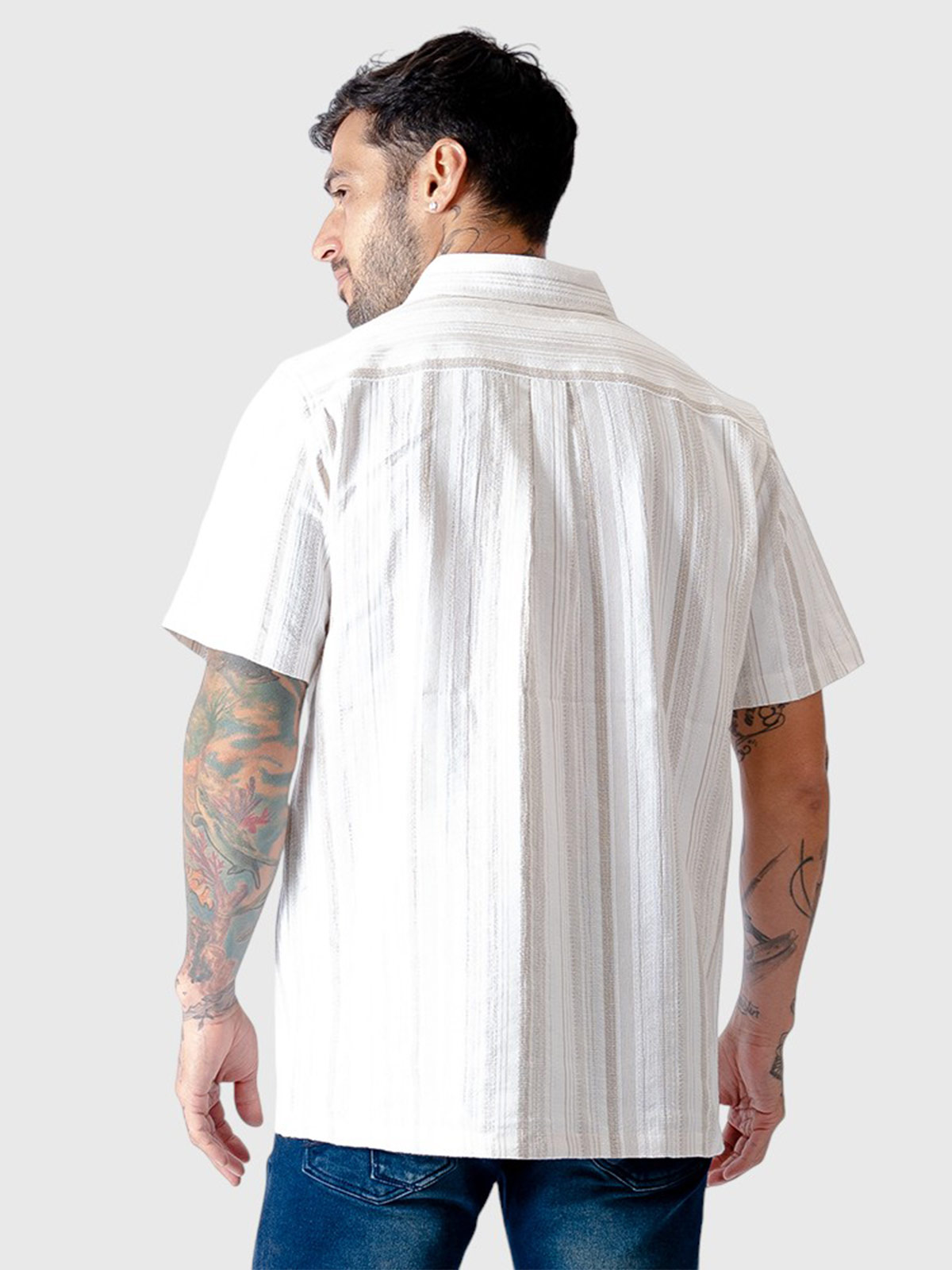 CAMISA MANGA CORTA ALGODÓN HOMBRE WOALLANCE - 2