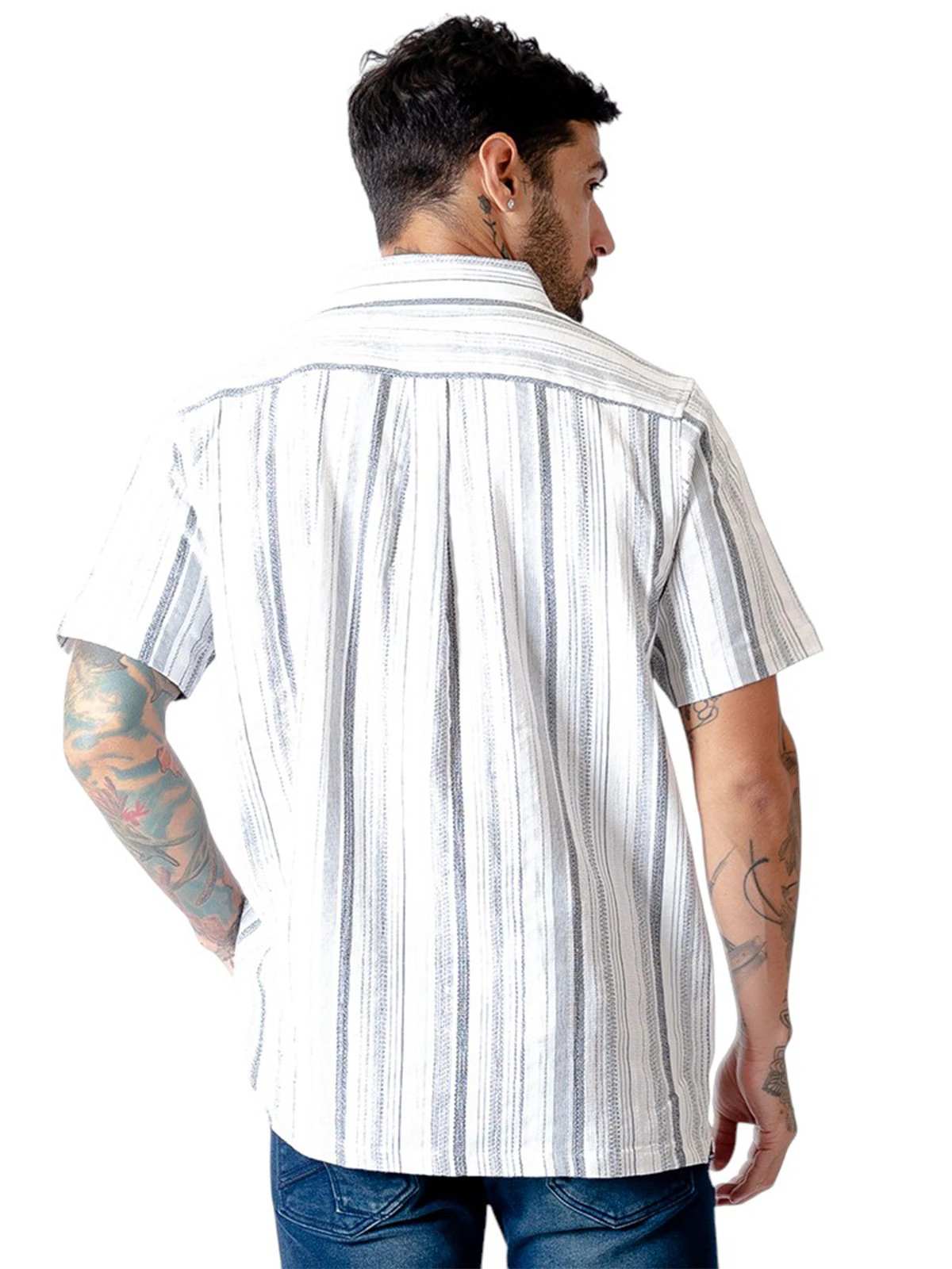 CAMISA MANGA CORTA ALGODÓN HOMBRE WOALLANCE - 2