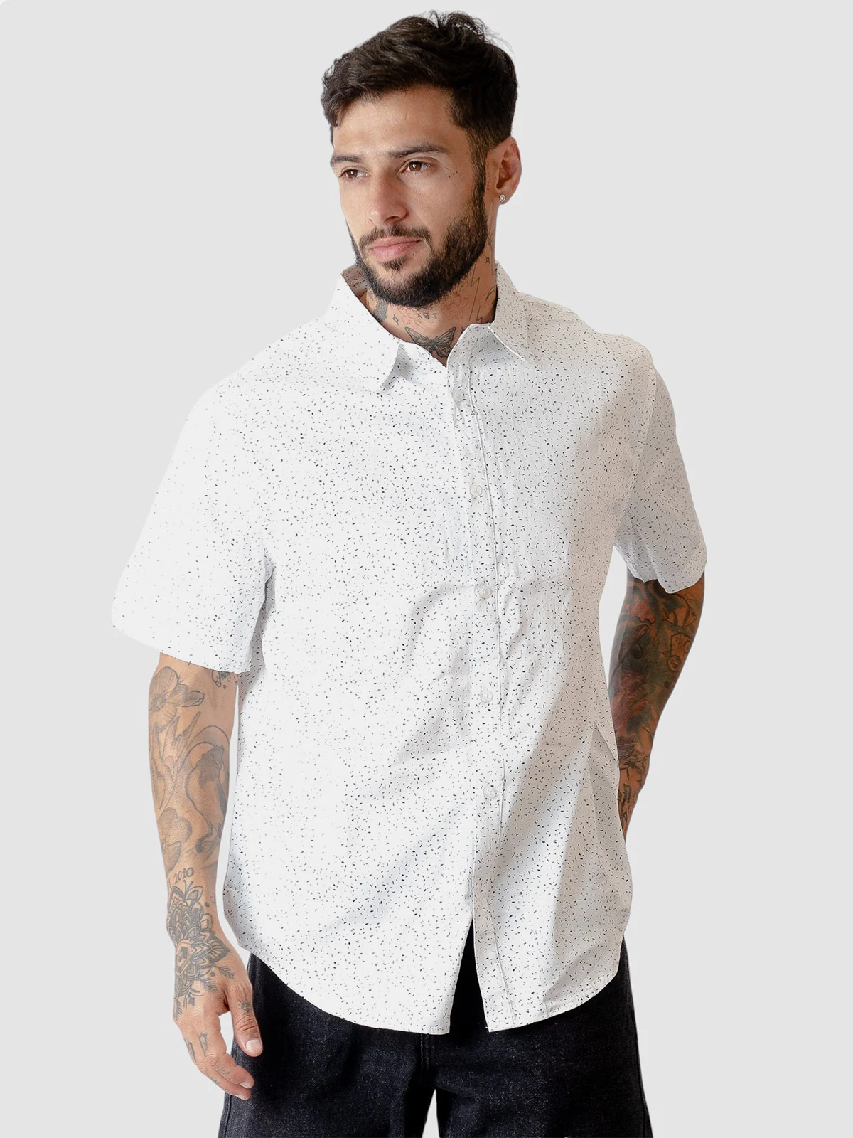 CAMISA MANGA CORTA ALGODÓN HOMBRE WOALLANCE - 3