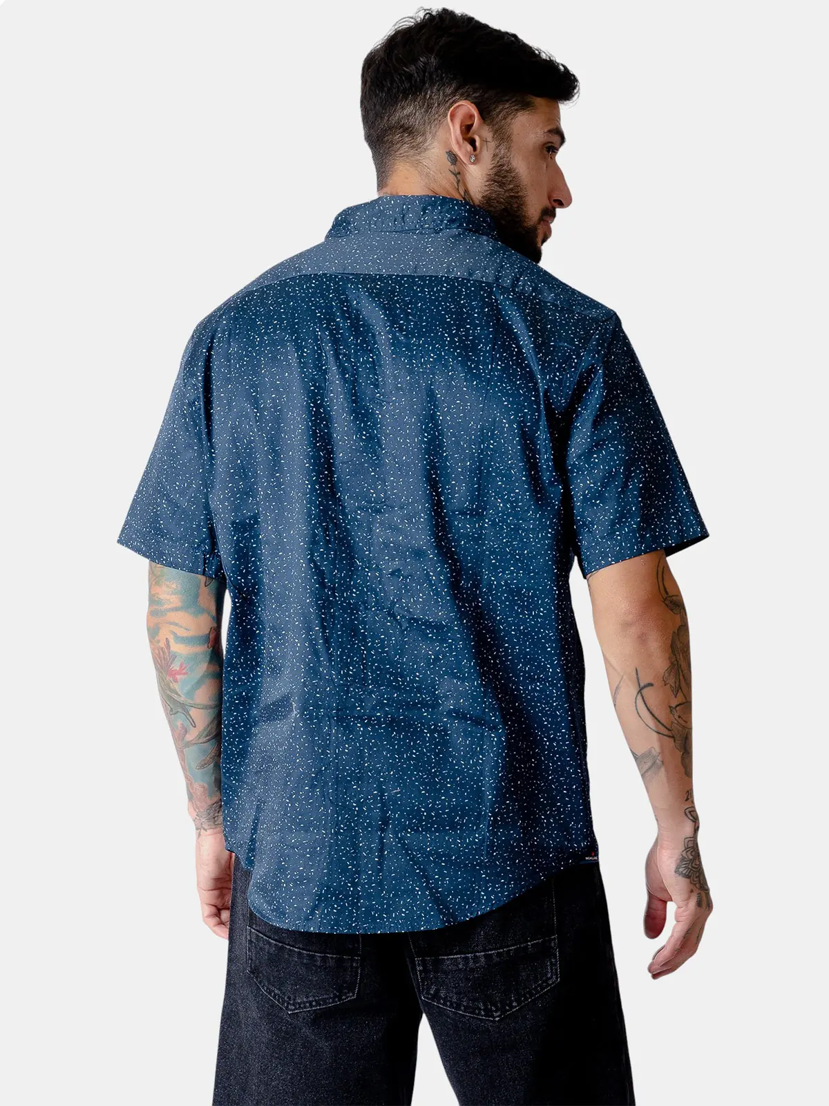 CAMISA MANGA CORTA ALGODÓN HOMBRE WOALLANCE - 2