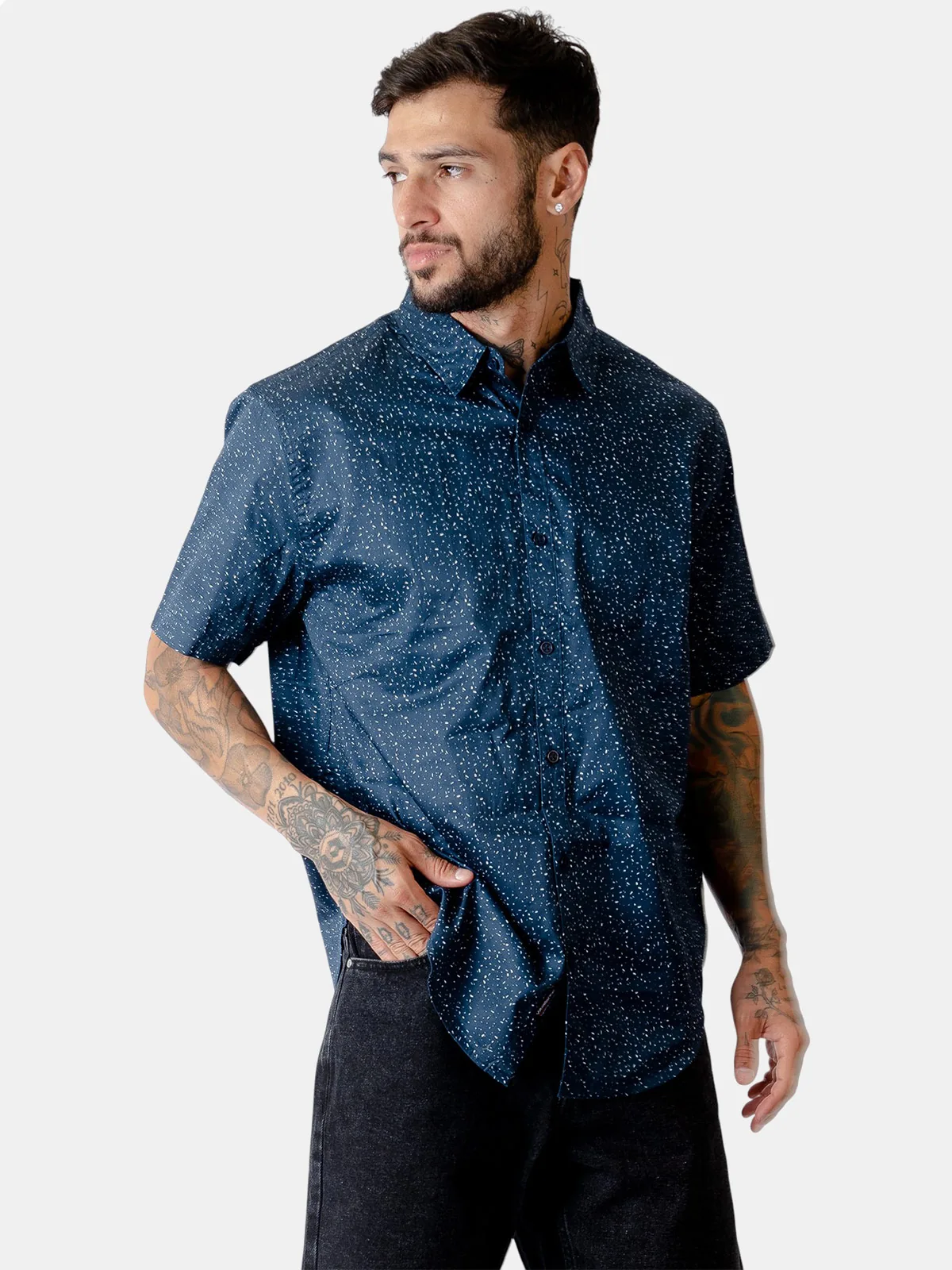 CAMISA MANGA CORTA ALGODÓN HOMBRE WOALLANCE - 3