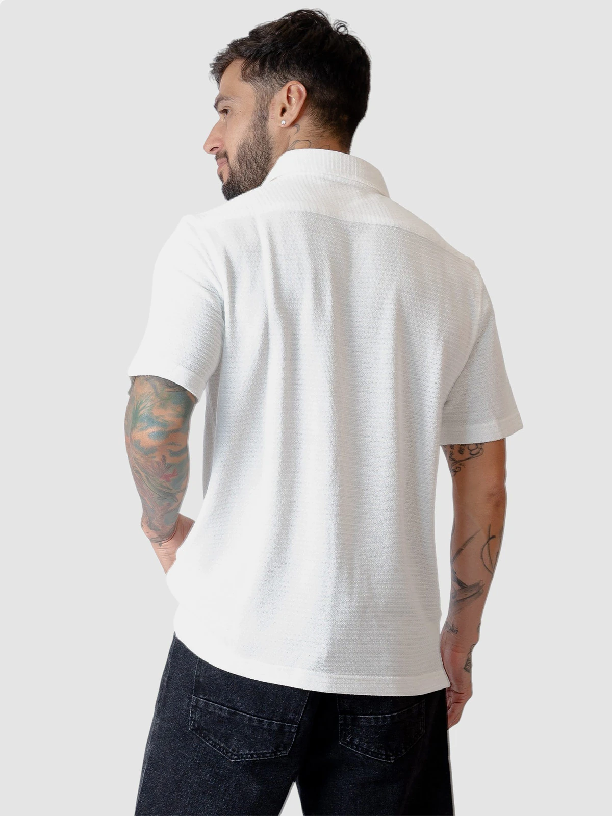 CAMISA MANGA CORTA ALGODÓN HOMBRE WOALLANCE - 2