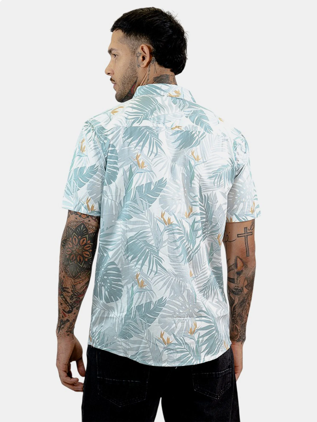 CAMISA MANGA CORTA ALGODÓN HOMBRE WOALLANCE - 2