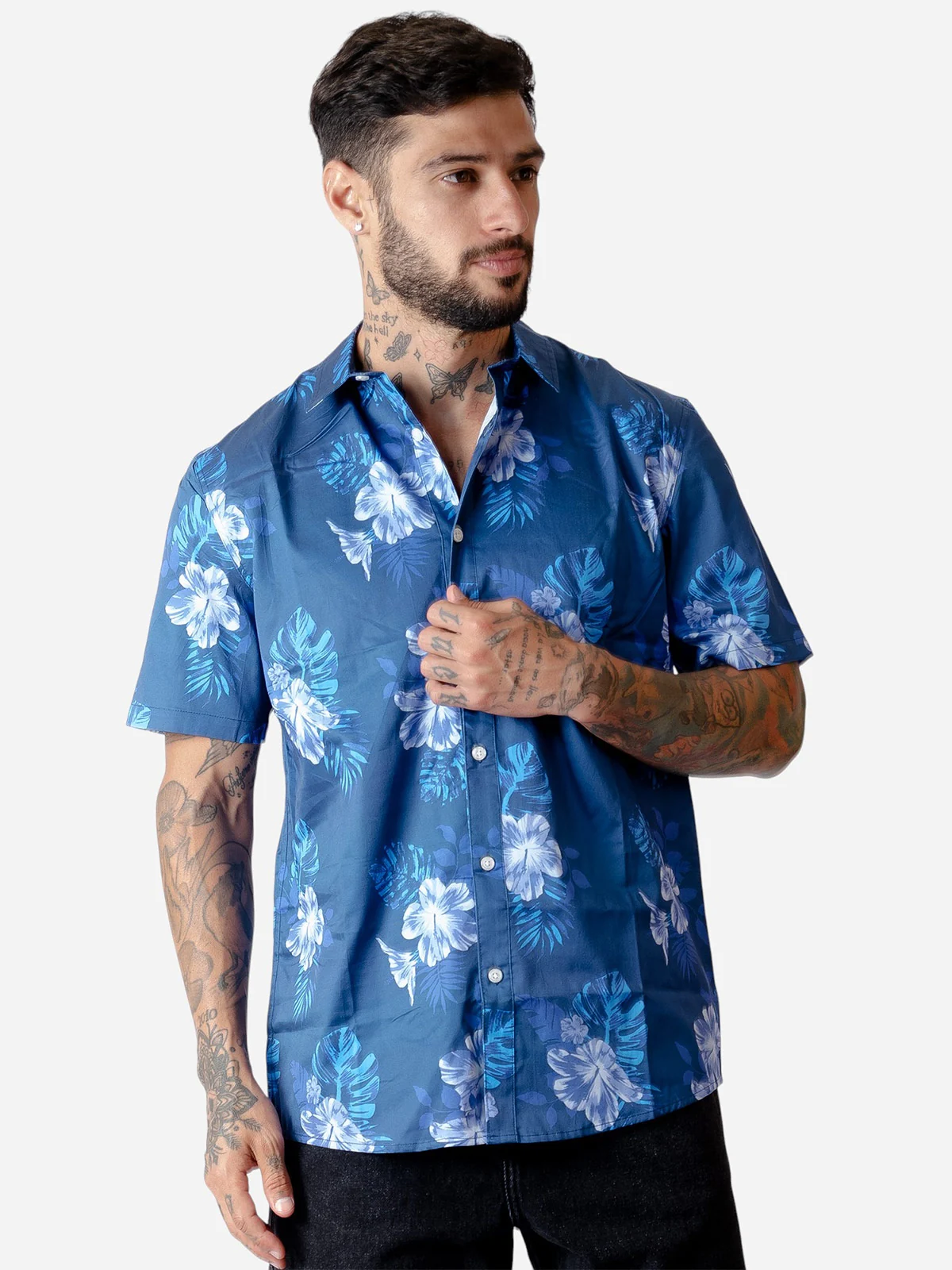 CAMISA MANGA CORTA ALGODÓN HOMBRE WOALLANCE - 1